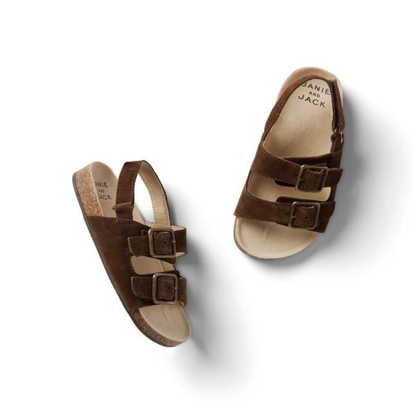 Suede Buckle Sandal | Janie and Jack