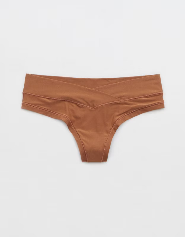 SMOOTHEZ Everyday Crossover Thong Underwear | Aerie