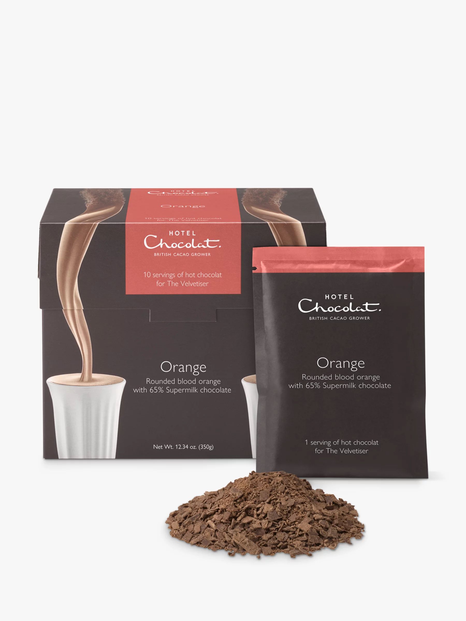 Hotel Chocolat Orange Supermilk Hot Chocolate, 350g | John Lewis (UK)