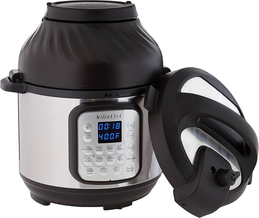 Instant Pot Duo Crisp 9-in-1 Electric Pressure Cooker and Air Fryer Combo with Stainless Steel Po... | Amazon (US)