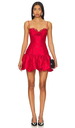 Annika Mini Dress in Red | Revolve Clothing (Global)