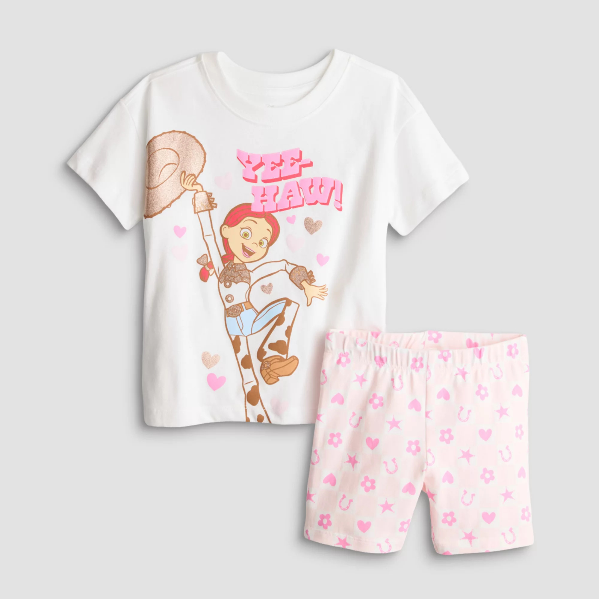 Girls 4-12 Jumping Beans\u00ae Disney/Pixar's Toy Story 2-Piece Oversized Graphic Tee & Bike Shor... | Kohl's