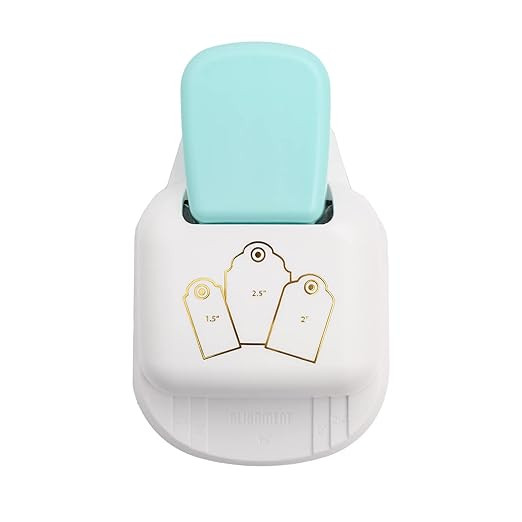 We R Memory Keepers 3-in-1 Tag Punch, White, Create DIY Custom Round Tags for Gifts, Scrapbooks, ... | Amazon (US)