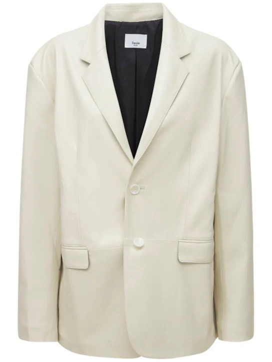 Olympia faux leather blazer | Luisaviaroma