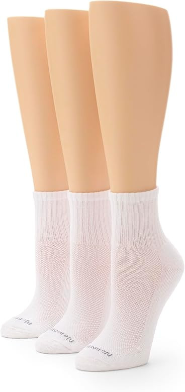 No Nonsense Women's Soft & Breathable Cushioned Mini Crew Socks | Amazon (US)