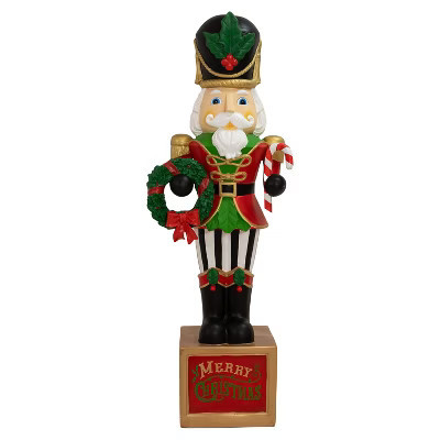 Sunnydaze Resin Karl the Christmas Nutcracker Holiday Decorative Statue - 48" | Target