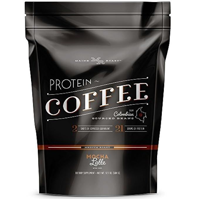 Complete Nutrition Maine Roast Protein Coffee, Mocha Latte, 16.8 Ounce | Amazon (US)