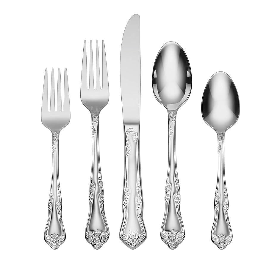 Oneida Azalea 45-Piece Flatware Set, Service for 8 | Amazon (US)