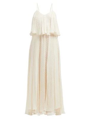Donatella fil coupé tiered maxi dress | Matches (UK)
