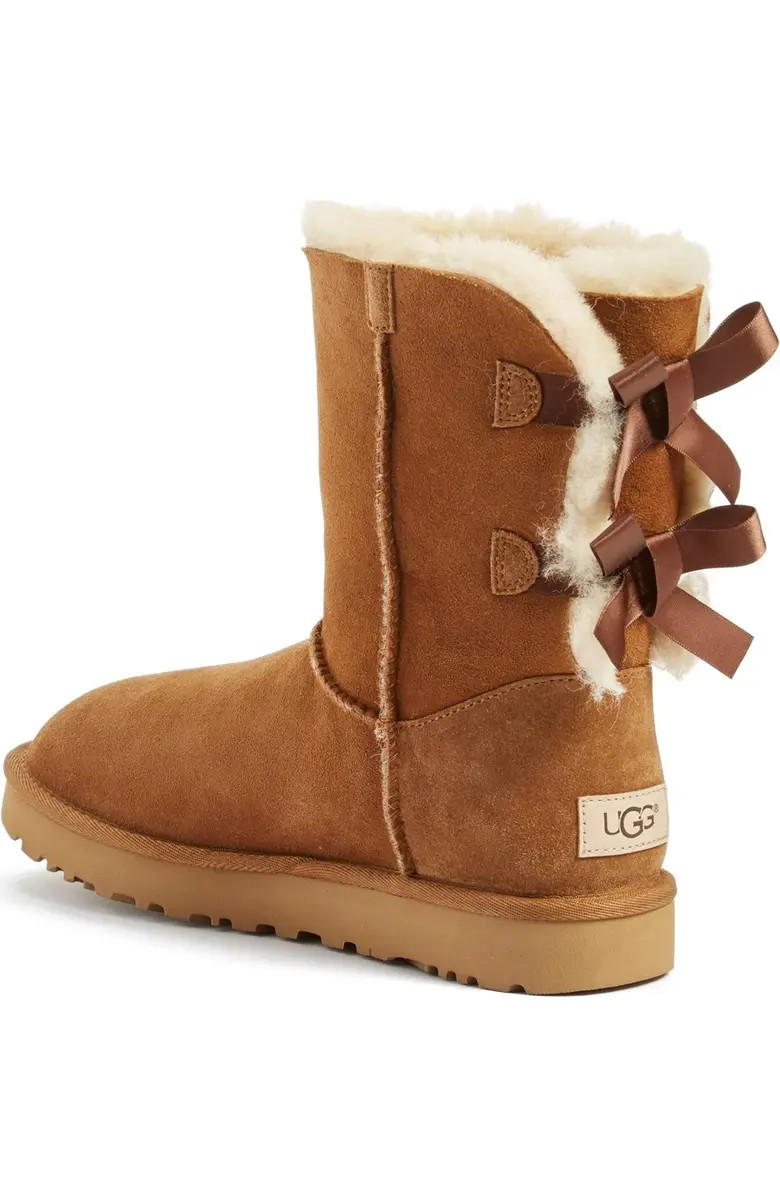 Bailey Bow II Genuine Shearling Boot (Women) | Nordstrom