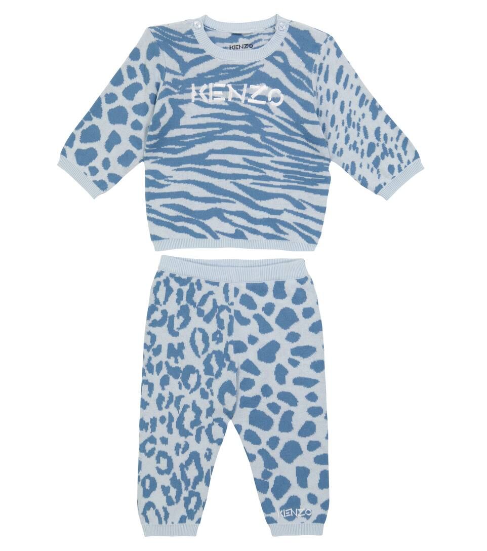 Baby printed sweatshirt and sweatpants cotton set | Mytheresa (UK)