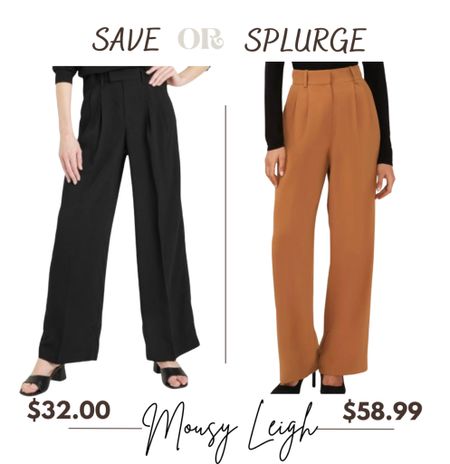 High-rise wide leg pants! Black pair is Target, Cognac pair is Nordstrom Sale! 

#LTKsalealert #LTKFind #LTKstyletip