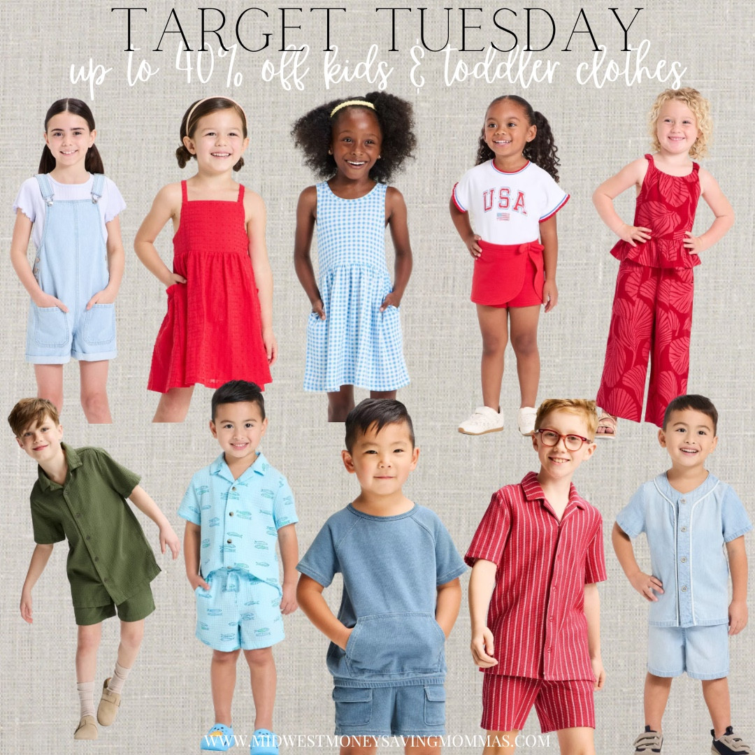Up to 40% off kids and toddler clothes @Target 

Target Tuesday

Summer clothes 4th of July outfit summer fashion kids clothes target fashion

#LTKmomlife #LTKKids #LTKSaleAlert