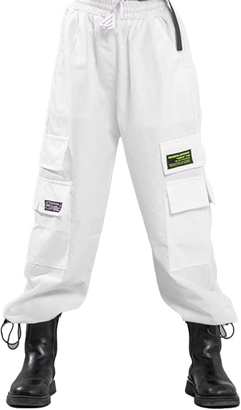 Aislor Girls Sports Cargo Trousers Active Athletic Cargo Pants Youth Jogger Jazz Hip Hop Dance Ov... | Amazon (US)