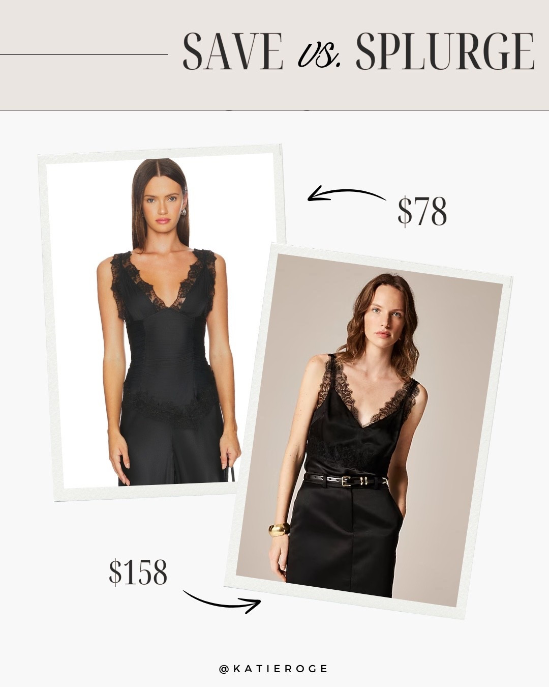 Look for less! 