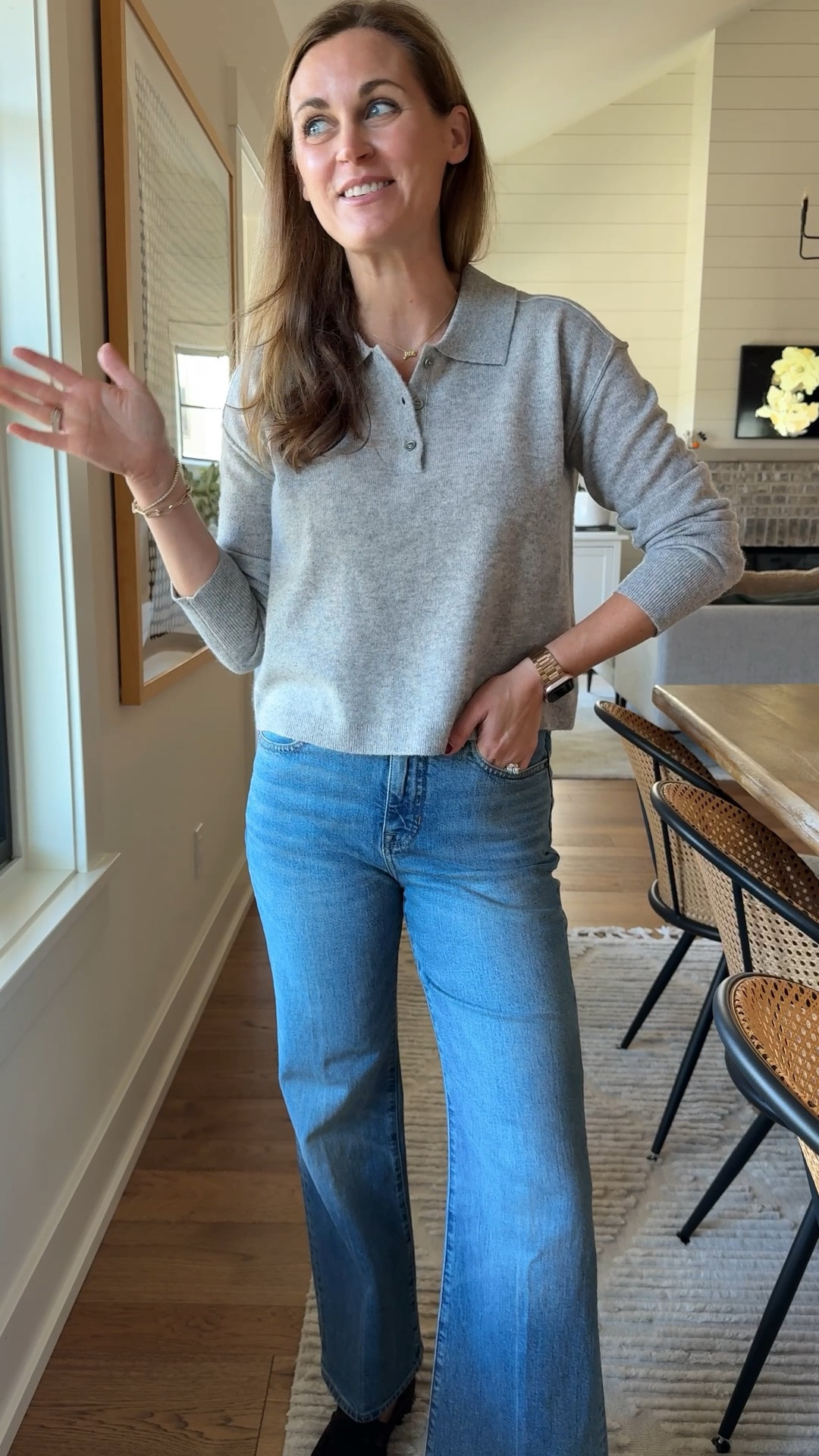 Sweater size XS
Jeans size 25
Jacket linked similar (mine is from last year)

#LTKSeasonal #LTKOver40 #LTKStyleTip