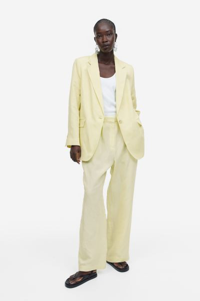 Linen-blend Jacket | H&M (US + CA)
