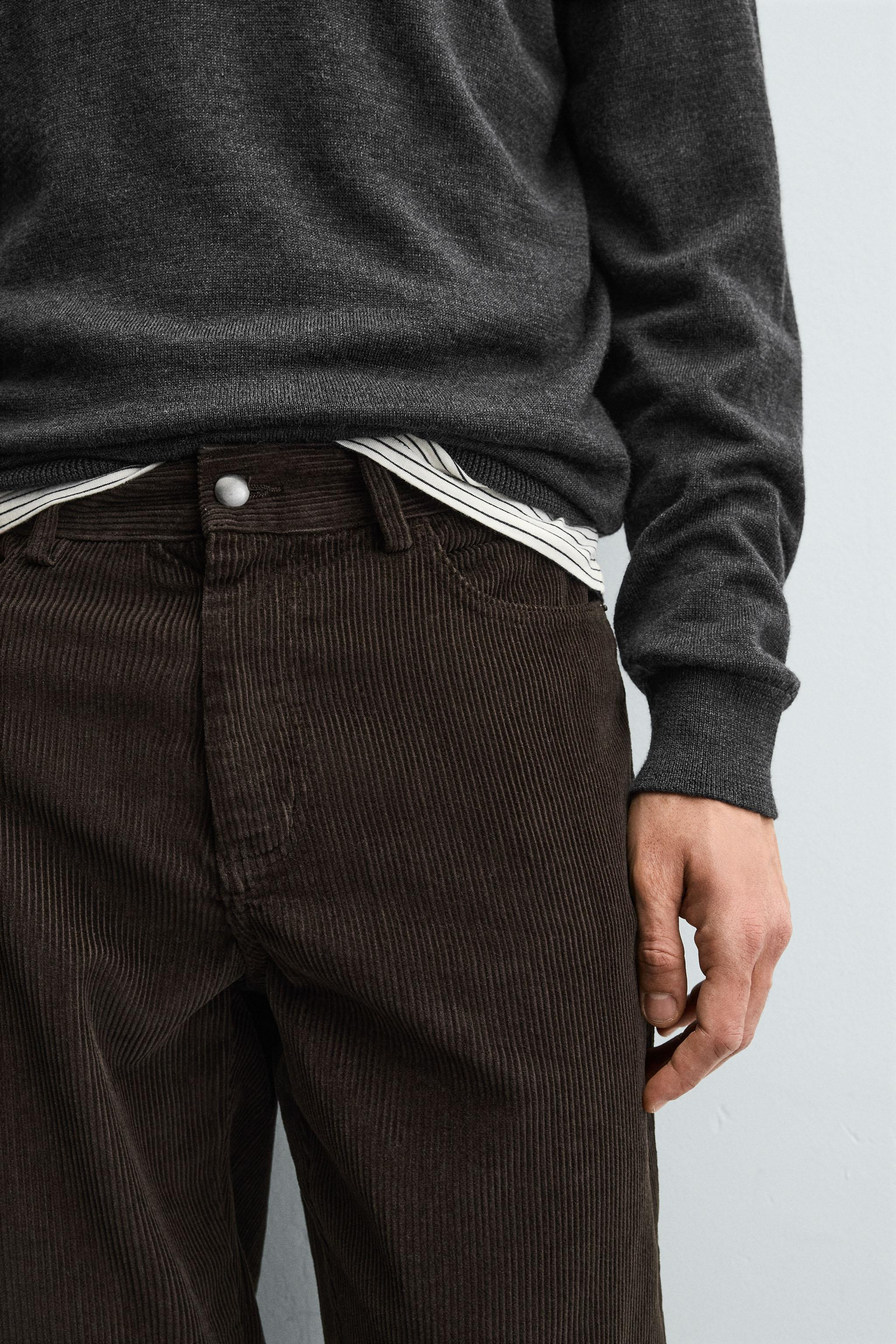 REGULAR FIT CORDUROY PANTS | Zara US