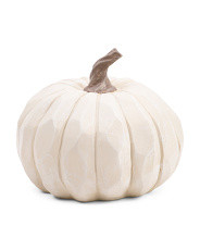 9in Reisn Pumpkin Decor | Marshalls