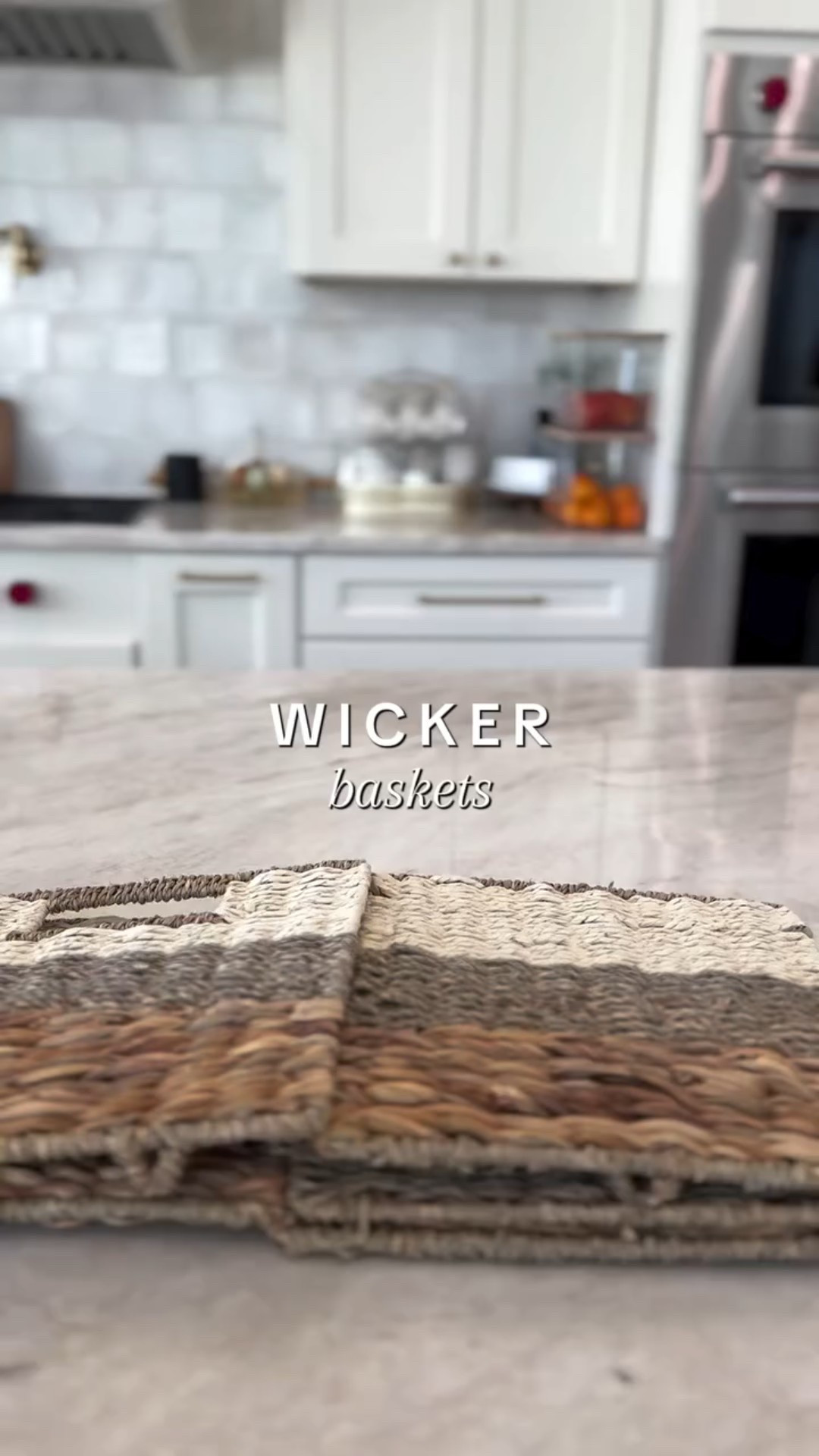 How pretty are these wicker baskets from @spaceaid_kitchen 😍 I love when decor is both pretty and functional. #gifted 

These baskets add the perfect textural element in my mudroom. You can find the link to the baskets on my Amazon storefront! Have a great weekend! 🤎 

#homedecor #mudroom #baskets #homeinspo #homedetails #homedecorating #wicker