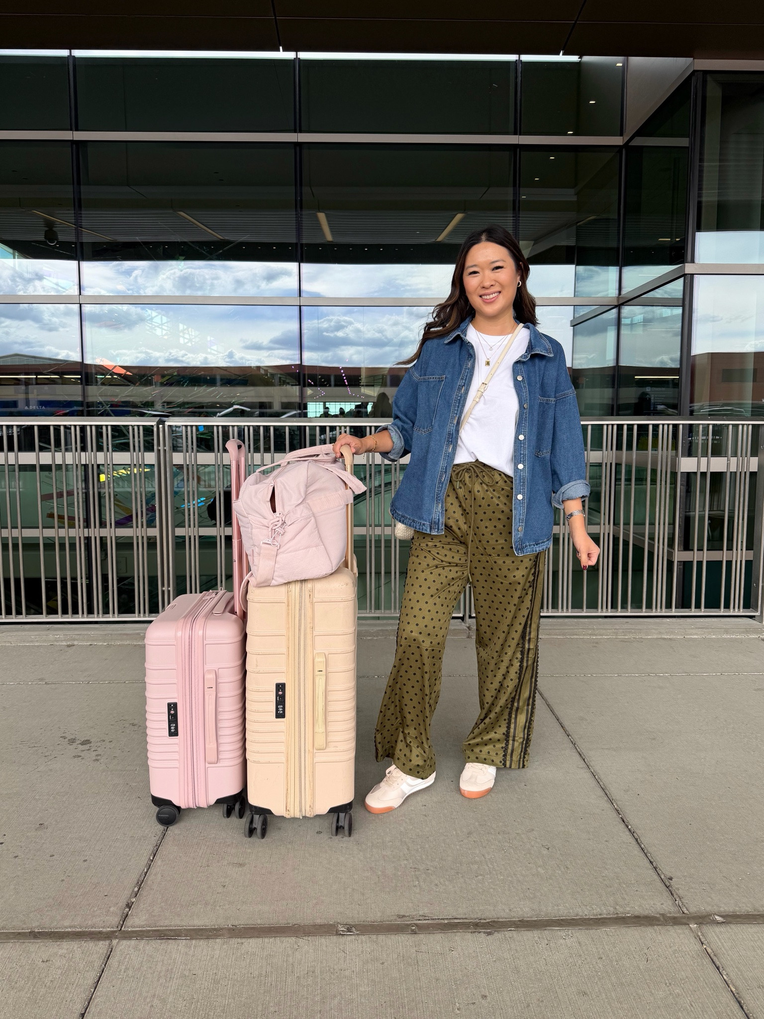 Comfy travel outfit 

Wearing a medium in all

#LTKootd #LTKTravel #LTKOver40