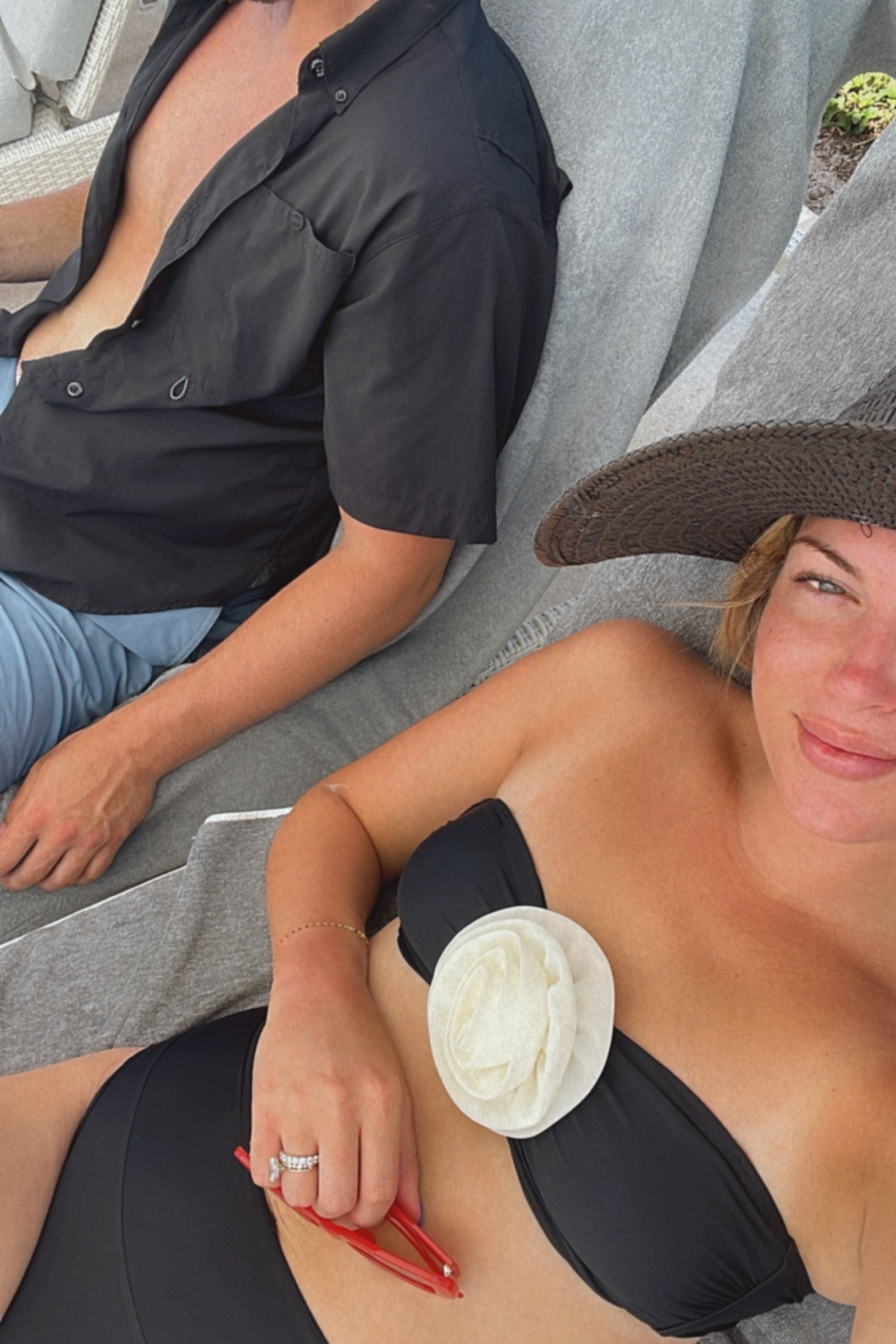 Last day pool look! Love this flower top. So fun 

#LTKswim #LTKtravel