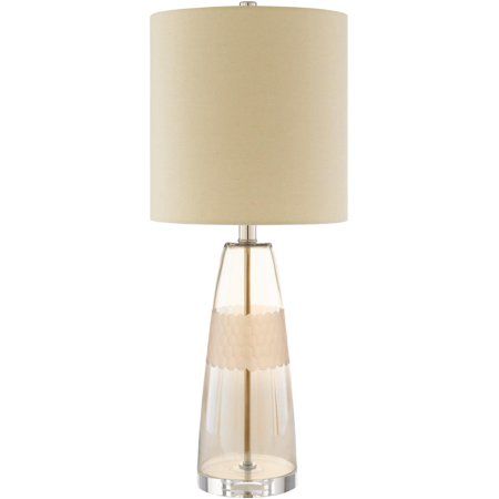 Surya Jersey Modern Table Lamp With Khaki And White Finish JES-001 | Walmart (US)