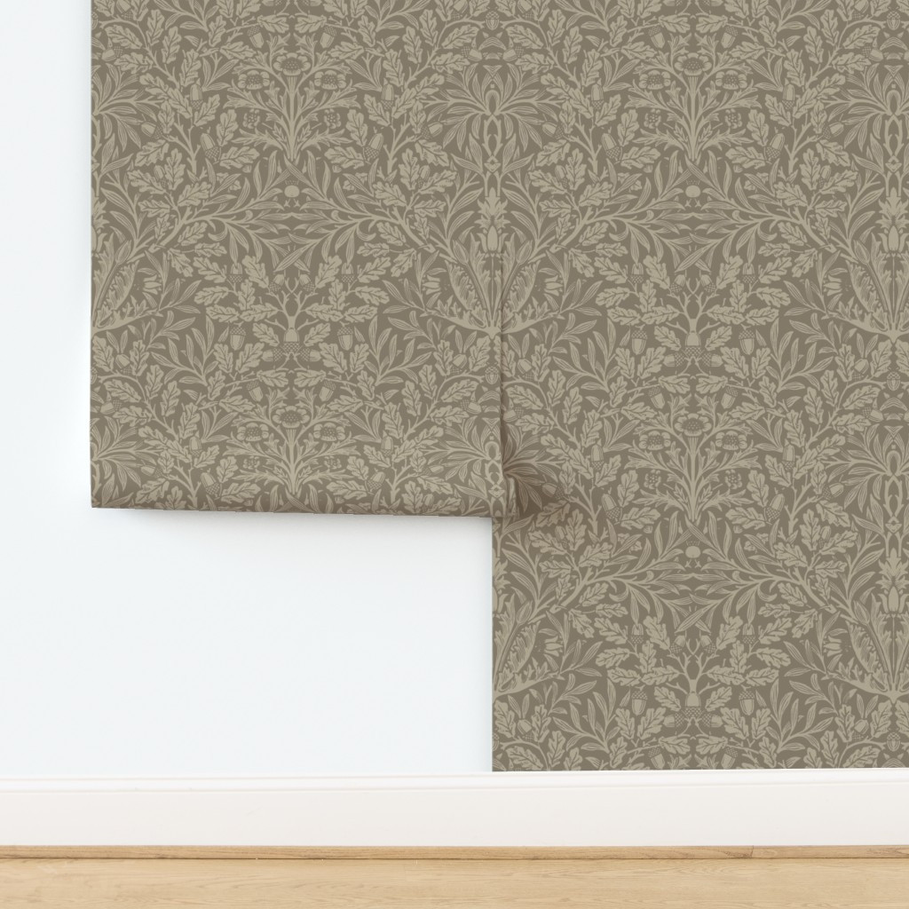 Pure Acorn William Morris Heritage Elegant Glamour & Cottage Flowers Deco Wallpaper | Spoonflower | Spoonflower
