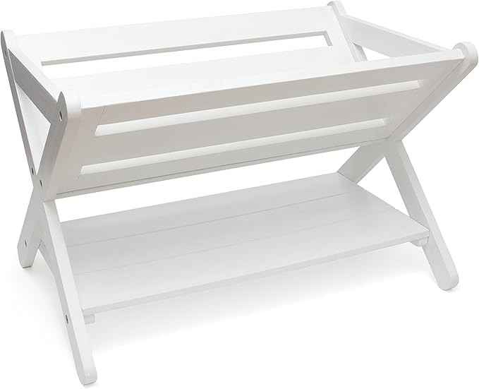 Lipper International Kids' Book Caddy with Shelf, White | Amazon (US)