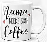 Mom Mug Special Gift for Mother Mama Needs Coffee 11 oz Ceramic Cup | Amazon (US)