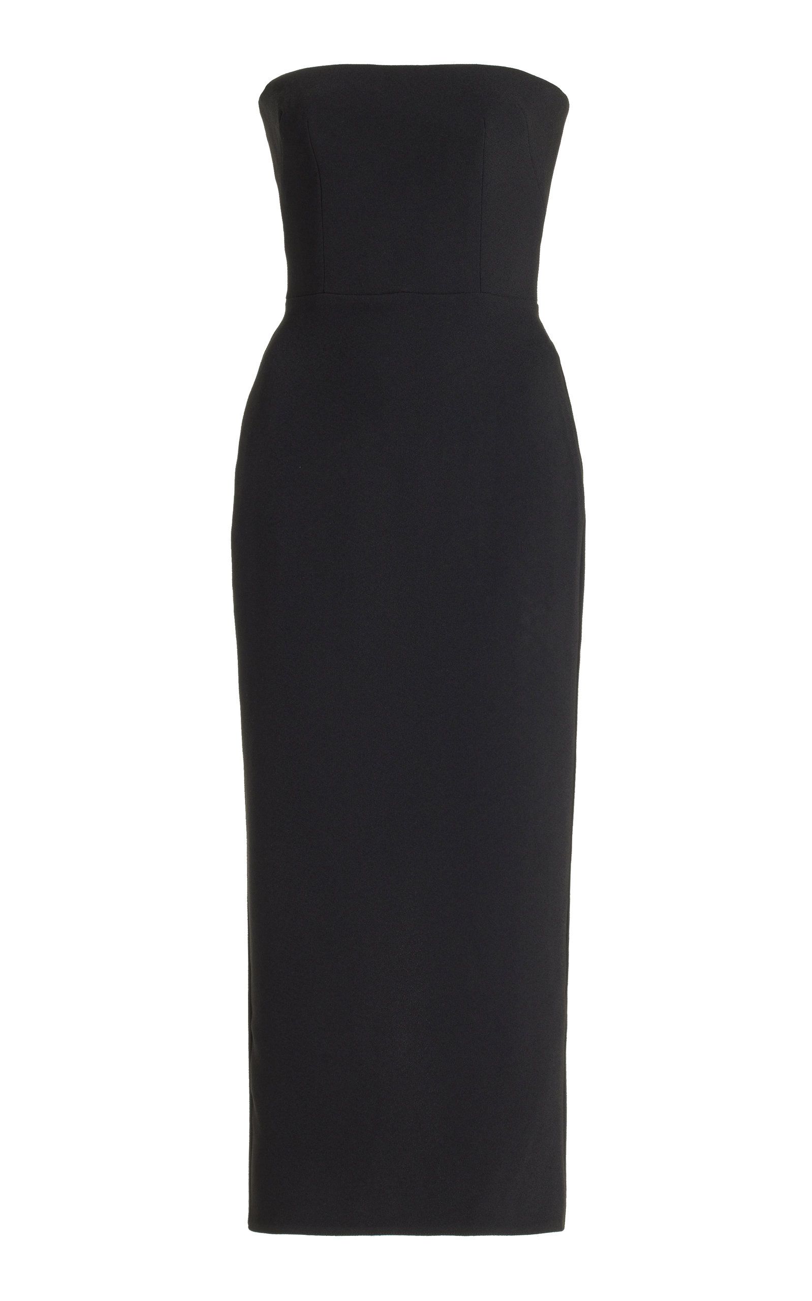 Callan Strapless Crepe Midi Dress | Moda Operandi (Global)