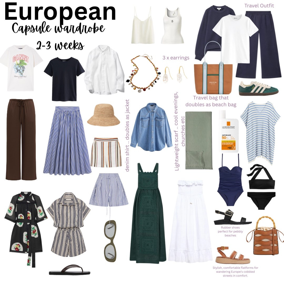European Capsule ☀️ 

#LTKtravel #LTKover50style #LTKaustralia