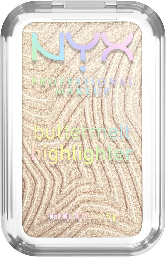 NYX PROFESSIONAL MAKEUP Buttermelt Highlighter, Powder Highlighter Makeup, With Up to 12H Wear an... | Amazon (US)