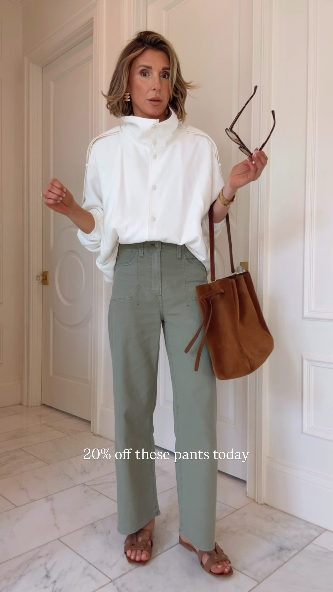 20% off these Paige pants. Love the fit. I'm 5'7 wearing size 25