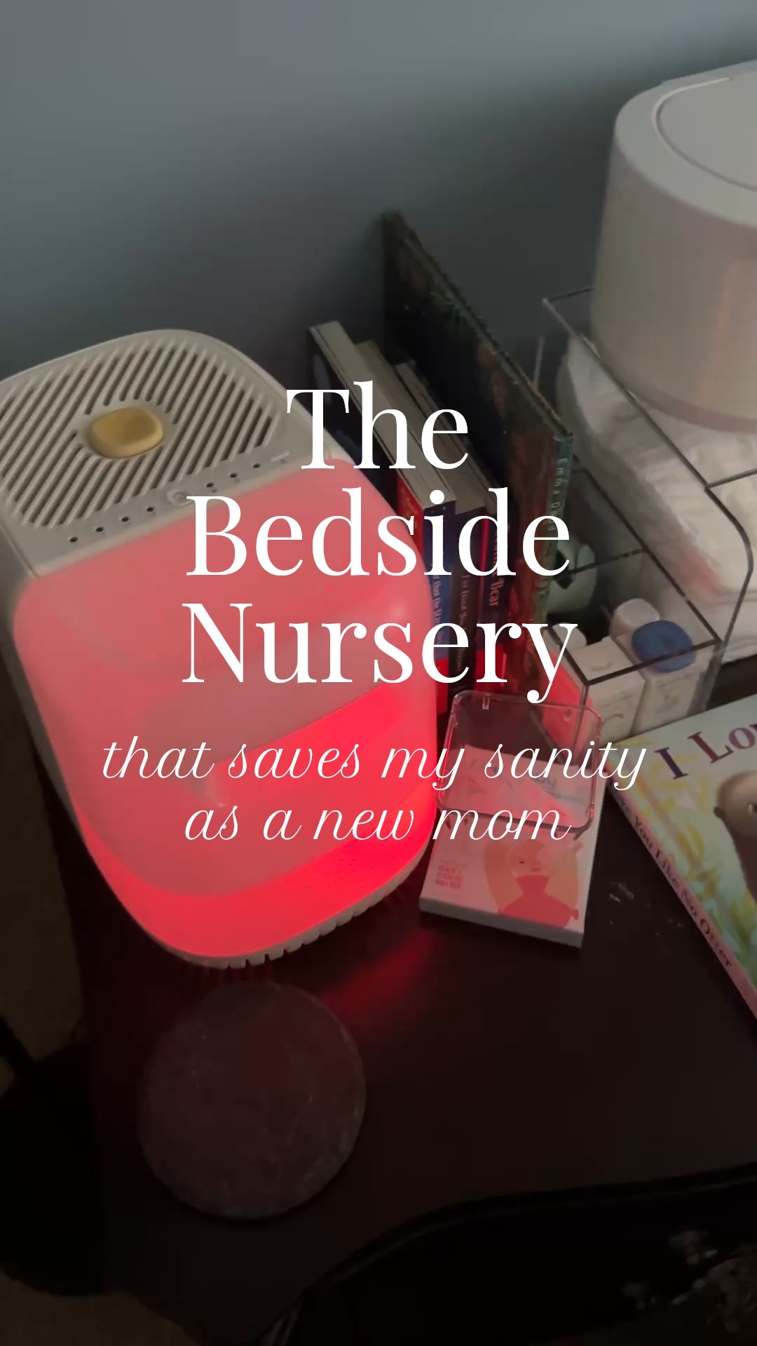 Setting up a bedside nursery for rooming in with our newborn was the best decision ever!! It saves my sanity on the daily with having everything I need for those late night wake ups and more right at my fingertips! 

#LTKBaby #LTKBump