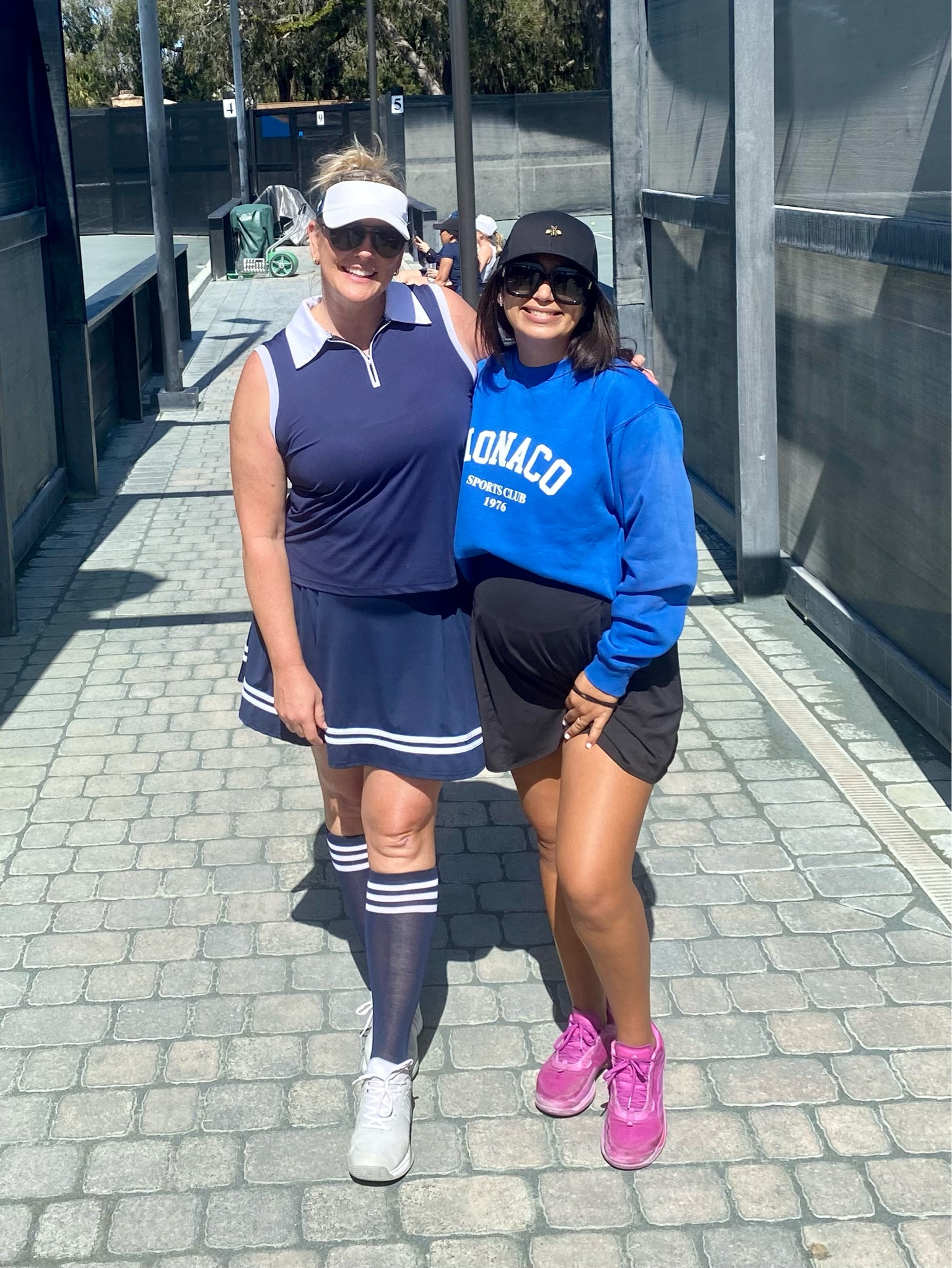 Tennis monochrome for our Blue team match! I love this set! People always think it is a dress. The skirt is high wasted and longer than most tennis skirts! It moves nice and I’ll be ordering in other color options!

#LTKfitness #LTKmidsize #LTKover40