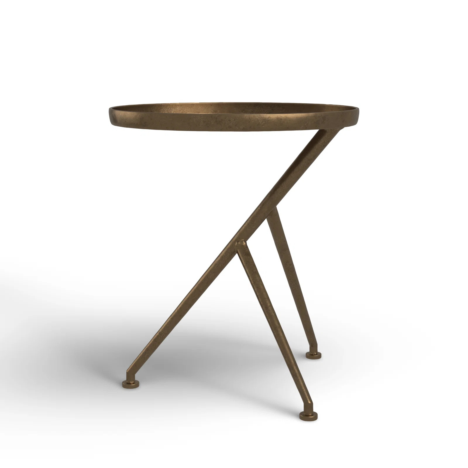 Greely Oval Metal Outdoor Side Table , 18'' in. W 14'' in. D | Wayfair North America