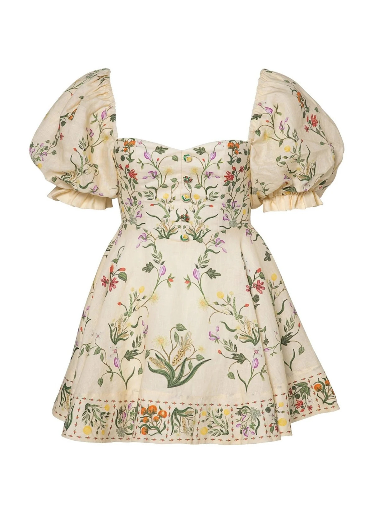 Vuelo Cultivo Linen Mini Dress | Over The Moon