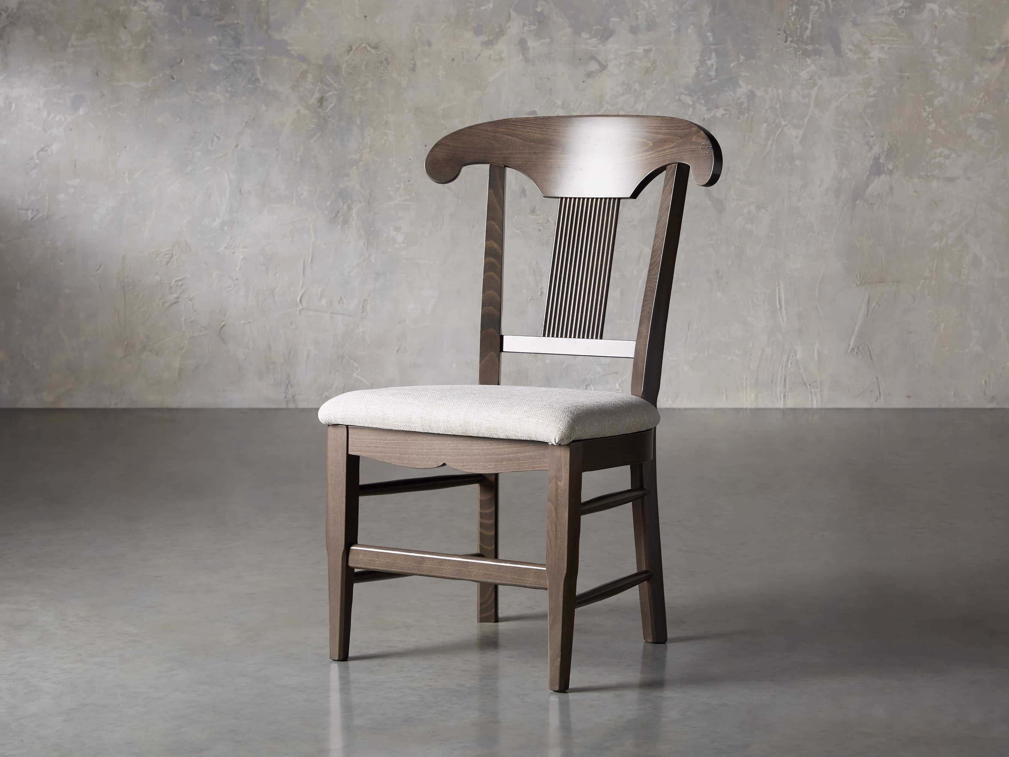 Tuscany Dining Side Chair in Porfido | Arhaus