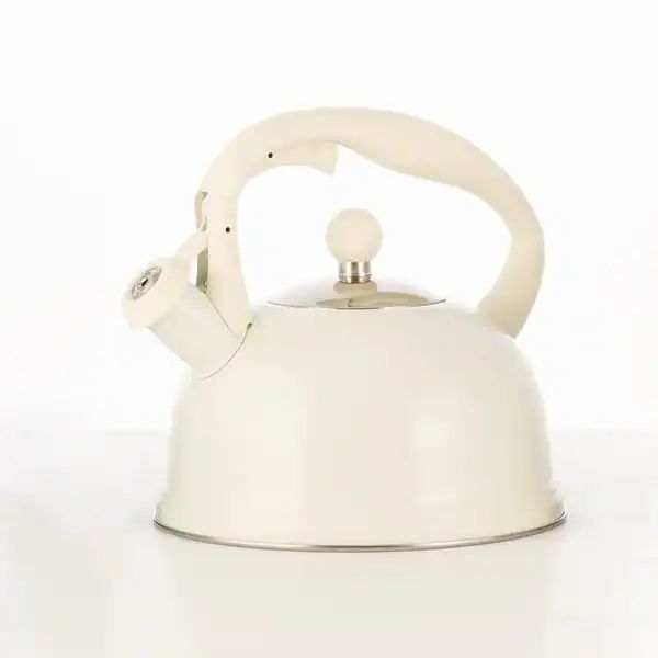 Otto Cream Stovetop Kettle | Bed Bath & Beyond