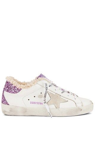 Superstar Sneaker in White & Lavender | Revolve Clothing (Global)