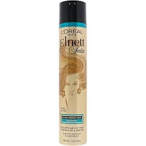 L'Oreal Paris Elnett Satin Hairspray Extra Strong Hold Unscented 11 oz; (Packaging May Vary) | Amazon (US)