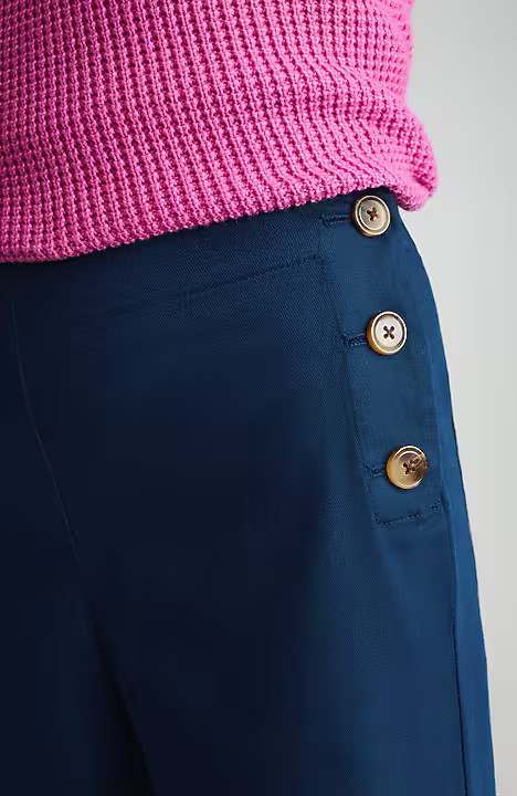 Side-Button Wide-Leg Trousers | J. Jill