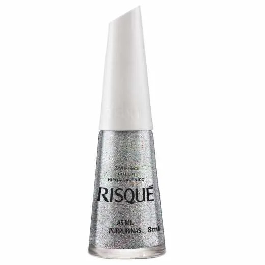 Esmalte Risqué Glitter As Mil Purpurinas - Brilho e Estilo! - Mundo do Cabeleireiro | O Melhor e... | Mundo Do Cabeleireiro (BR)