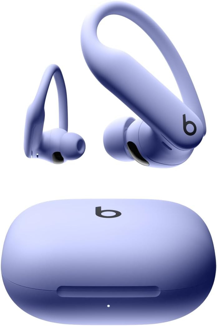 Beats Powerbeats Pro 2 - Wireless Noise Cancelling Workout Earbuds with Secure- Fit Earhooks, Up to 45-Hour Battery with Charging Case, Sweat & Water Resistant, Heart Rate Monitoring - Hyper Purple | Amazon (US)