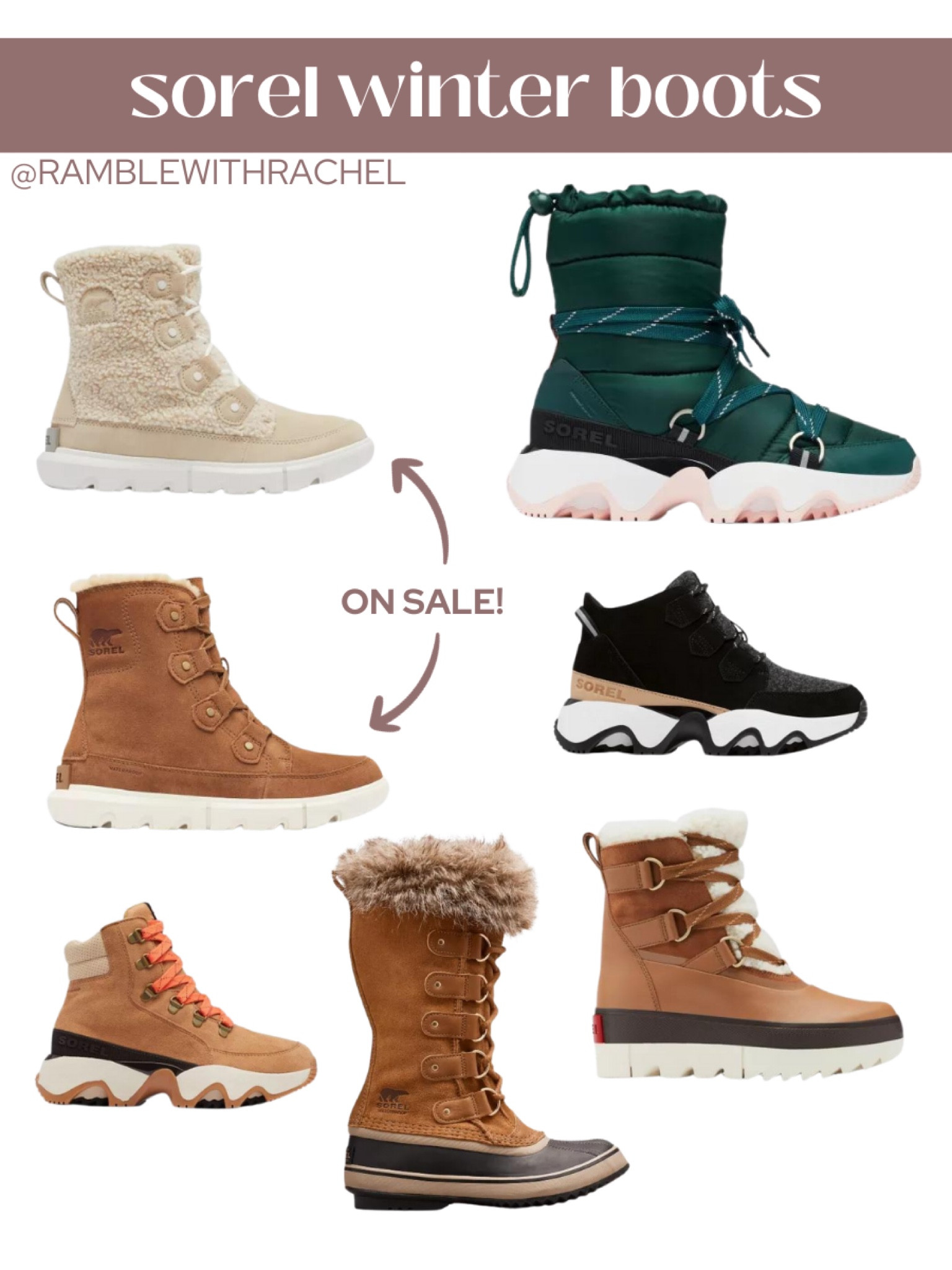 Cute and stylish Sorel waterproof winter boots.

#LTKsalealert #LTKSeasonal #LTKtravel