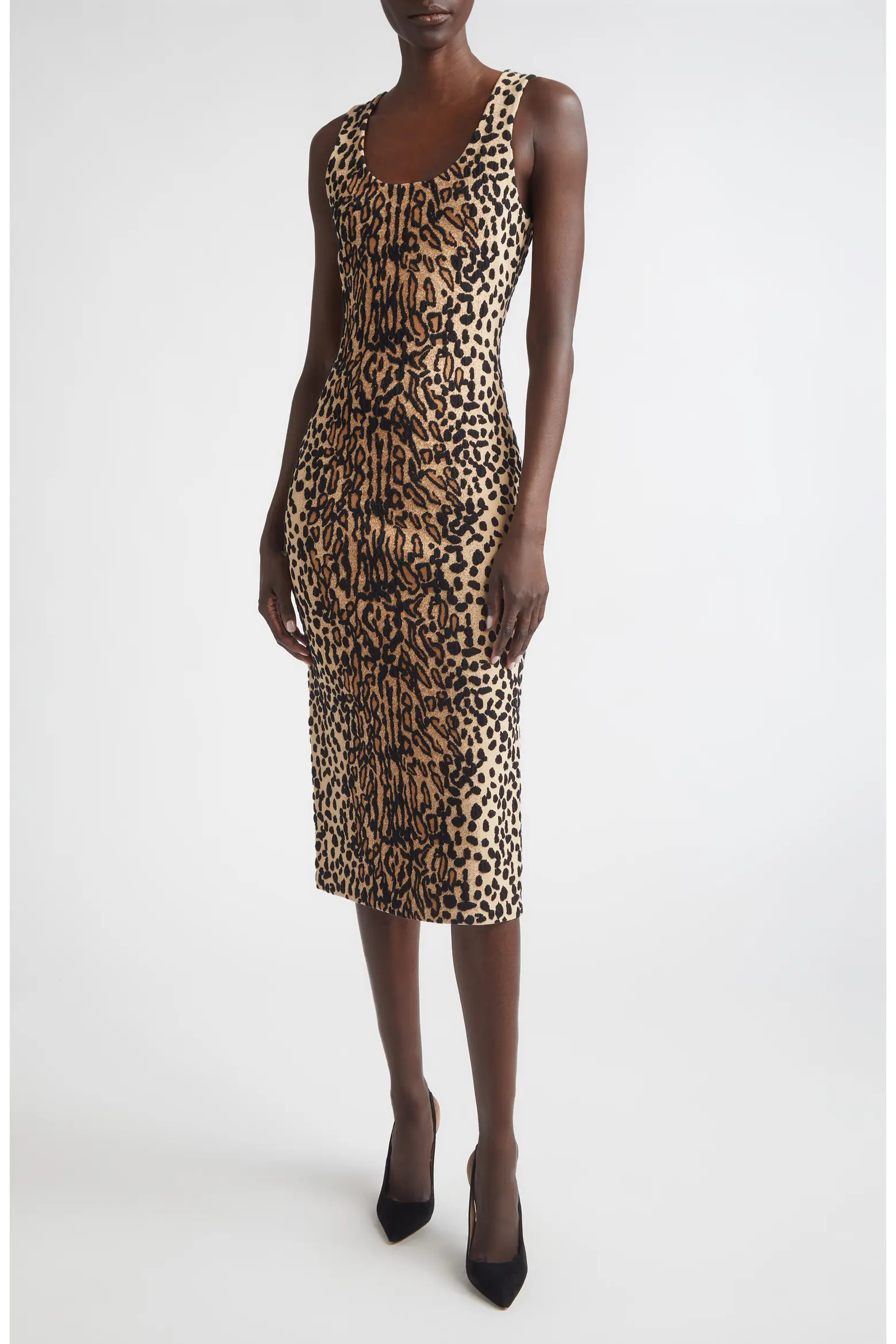 Leopard Jacquard Knit Dress (Women) | Nordstrom | Nordstrom