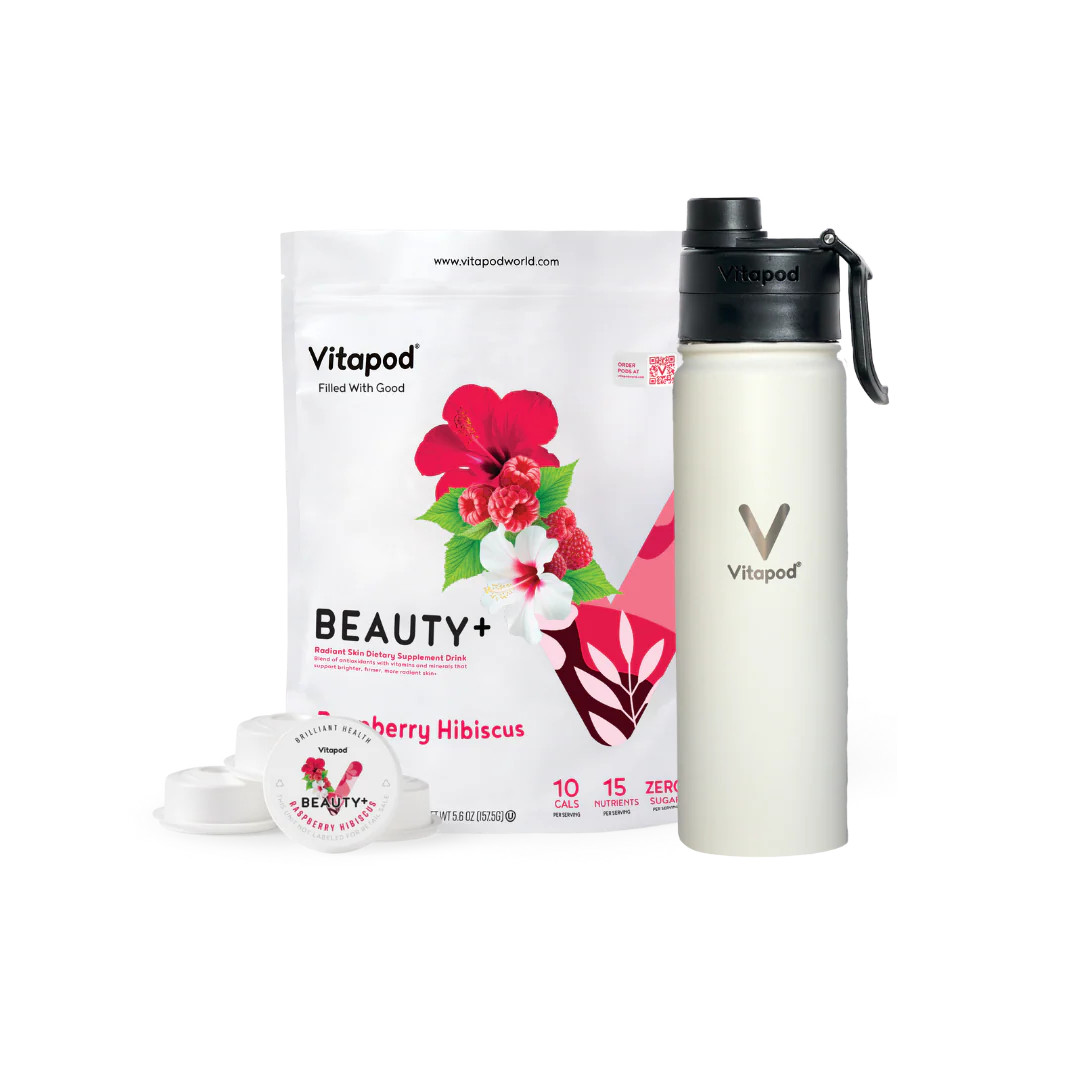 Vitapod Go Starter Bundle - BEAUTY+ Raspberry Hibiscus | Vitapod