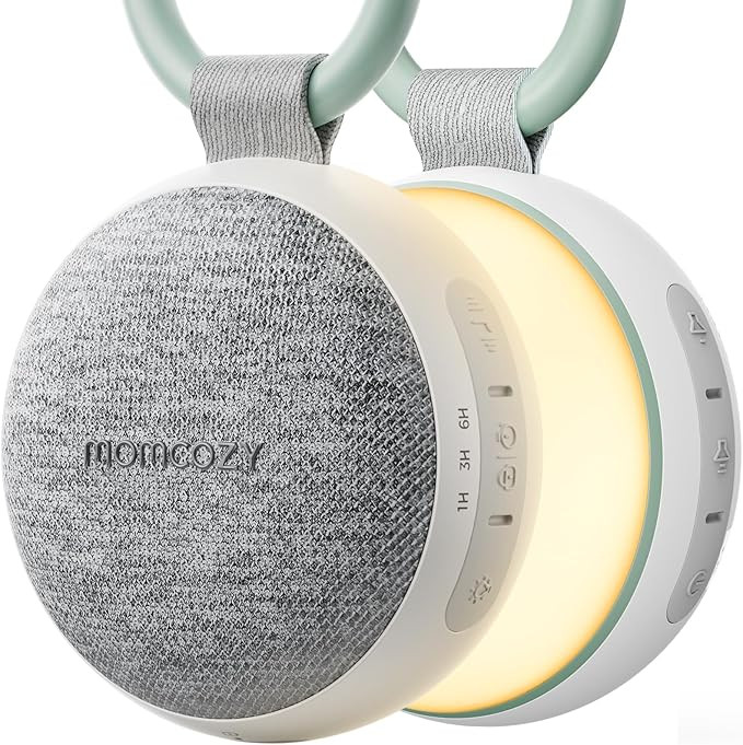 Momcozy Portable Sound Machine with Night Light, White Noise Sound Machine for Baby, 20 Soothing ... | Amazon (UK)