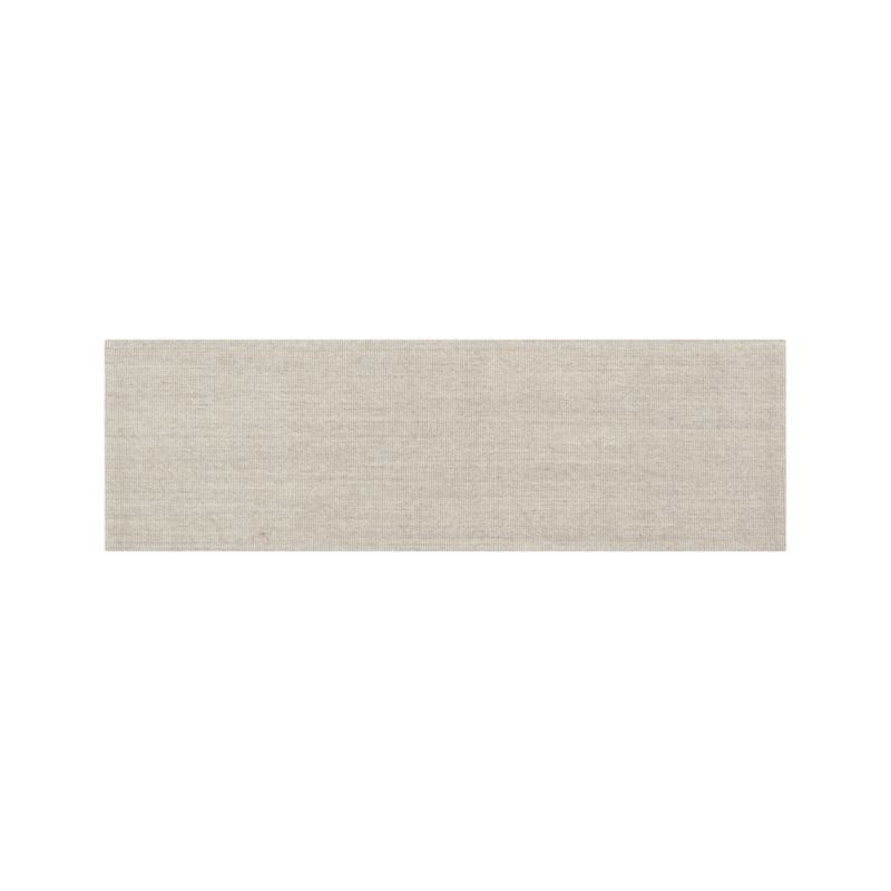 Sisal Linen 2.5'x8' Rug Runner + Reviews | Crate and Barrel | Crate & Barrel